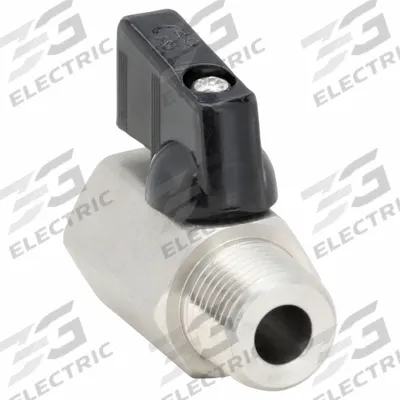 APPROVED VENDOR Manual Two-Way Ball Valve: 3/8 in Nominal Valve Size, 316 Stainless Steel - Mini Stainless Steel Ball Valves