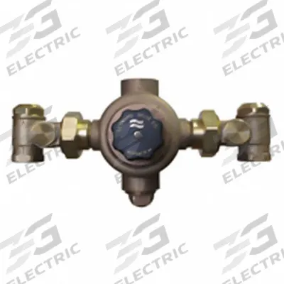 LEONARD VALVE Thermostatic Mixing Valve: 1 in Inlet Connection Size - Point-of-Use Mixing Valves
