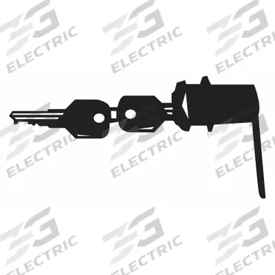 RUBBERMAID COMMERCIAL PRODUCTS Lock with Key Set: For 1RF37/5M738/8VMF8 (MPN FG6191L10000) - Material Handling Parts