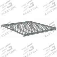 TENNSCO Shelf: 48 in x 36 in, 500 lb Load Capacity, Steel, 5 ga Decking, Gray, Shelf (MPN ZAESH-4836W). Key specifications — Decking Material: Steel; Includes: (4) Beams; Decking Finish: Zinc Plated; Shelf Configuration: Single Straight; Color: Gray; Frame Material: Steel; Brand: TENNSCO; Frame Finish: Zinc Plated.