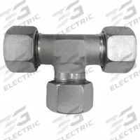 BRENNAN INDUSTRIES Compression Tee Fitting: M45x2.0 x M45x2.0 x M45x2.0 Thread Size, Volz (MPN D2603-L35-L35-L35-SS). Key specifications — Series: Volz; Brand: BRENNAN INDUSTRIES.
