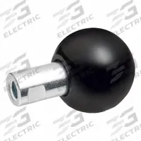 JW WINCO Revolving Ball Knobs: Ball, Plastic w/ Steel Thread, 1/4"-20 Thread, 0.59 in Thread Lg (MPN 319.2-25-1/4X20-B). Key specifications — Brand: JW WINCO.