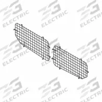 WEATHER GUARD Van Window Screen: Van Window Screen, Steel, 18 19/50 in Overall Wd, Side Door, Black (MPN 88055). Key specifications — Color: Black; Includes: Mounting Hardware; Product Type: Van Window Screen; Material: Steel; Mounting Location: Side Door; Brand: WEATHER GUARD.