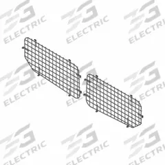 WEATHER GUARD Van Window Screen: Van Window Screen, Steel, 18 19/50 in Overall Wd, Side Door, Black (MPN 88055). Key specifications — Color: Black; Includes: Mounting Hardware; Product Type: Van Window Screen; Material: Steel; Mounting Location: Side Door; Brand: WEATHER GUARD.