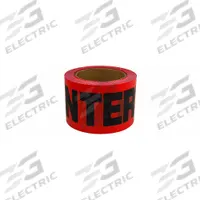 APPROVED VENDOR Barricade Tape: 300 ft Lg, 3 in Wd, Danger Do Not Enter Legend, Polyethylene (MPN 36UV38). Key specifications — Tape Message: Danger Do Not Enter; Message Color: Black; Brand: APPROVED VENDOR.