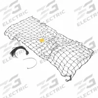 VESTIL Pallet Rack Netting: 111 in x 48 in, Nylon, Black (MPN PRN-111-4). Key specifications — Brand: VESTIL; Material: Nylon; Includes: Cable Ties; Includes Hardware: Yes; Color: Black.