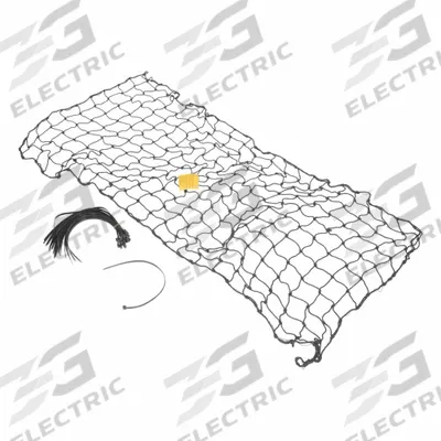 VESTIL Pallet Rack Netting: 111 in x 48 in, Nylon