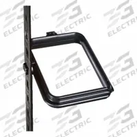 RITTAL Cable Management: Vertical, 5 in Overall Dp, 3 1/2 in Overall Ht, Black, Plastic, 10 PK (MPN 9961780). Key specifications — Color: Black; Orientation: Vertical; Brand: RITTAL; Material: Plastic; Product Type: D-Ring.