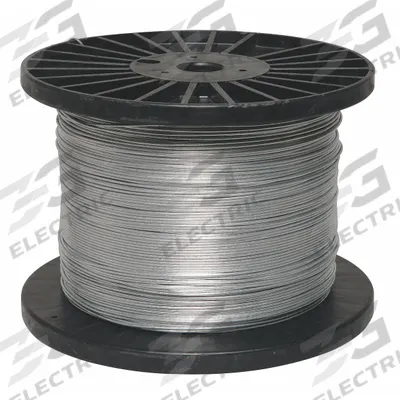 APPROVED VENDOR Electric Fence Wire: Galvanized, Steel, 14 ga Gauge