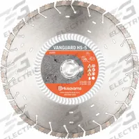 HUSQVARNA Diamond Saw Blade: Brick, 14 in Blade Dia., 1 in Arbor Size, Wet/Dry, For Masonry Saw (MPN VARI-CUT S45-14). Key specifications — attr1097734: Wet/Dry; attr1097738: Masonry Saw; attr1097751: HUSQVARNA.