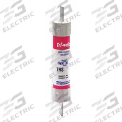 MERSEN Fuse: Class RK5, TRS-RID Series, Time-Delay, 90 A, 600 V AC, 600 V DC, Indicating (MPN TRS90RID). Key specifications — Series: TRS-RID.