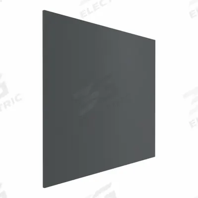 HADRIAN Partition Panel: Solid Plastic HDPE, Plastic, Slate, 55 in Ht, 58 in Wd - Panels & Panel Posts for Bathroom Partitions