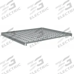 TENNSCO Shelf: 36 in x 36 in, 600 lb Load Capacity, Steel, 5 ga Decking, Gray, Shelf (MPN ZAES-3636W). Key specifications — Decking Material: Steel; Includes: (4) Beams; Decking Finish: Zinc Plated; Shelf Configuration: Single Straight; Color: Gray; Frame Material: Steel; Brand: TENNSCO; Frame Finish: Zinc Plated.