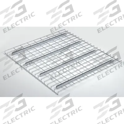 NASHVILLE WIRE Pallet Rack Decking: 46 in x 36 in, Waterfall, Std Wire Decking, 6 ga Decking - Standard-Channel Waterfall Wire Pallet Rack Decking