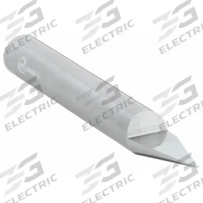 ONSRUD Engraving Tool: Tipped Off, Carbide, 30° Tip Angle, 0.04" Tip Dia, 2" OAL (MPN 37-29) - Single-End Pointed Engraving Tools