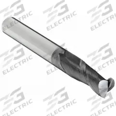 APPROVED VENDOR Square End Mill: Carbide, AlTiN Coated, 2 Flute, 8 mm Mill Dia, 20 mm LOC, 63 mm OAL (MPN 204-001381B)
