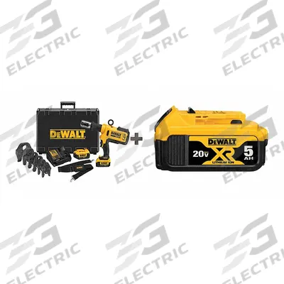 DEWALT Press Tool Kit: 20V MAX*, Std, Pistol Grip - DEWALT Press Fitting Tools