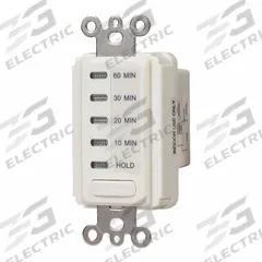 INTERMATIC Countdown Timer: 1 hr Max, 10 min Min, SPST-NO, 120V AC, No Wall Plate Included (MPN EI210LA). Key specifications — Brand: INTERMATIC; Includes Hold: Hold Included.