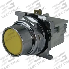 EATON Flush Push Button Operator: Non-Illuminated, Flush Profile, Metallic, 30 mm, 2NO (MPN 10250T104-2). Key specifications — Brand: EATON; Action: Momentary; Series: 10250T; Push Button Material Type: Metallic.