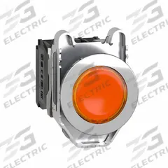 SCHNEIDER Illuminated Push Button: Illuminated, Flush Profile, Metallic, 30 mm, 1NO/1NC (MPN XB4FW35M5). Key specifications — Brand: SCHNEIDER; Action: Momentary; Series: XB4; Push Button Material Type: Metallic.