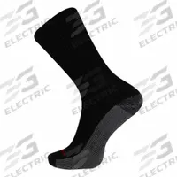 WOLVERINE Socks: Crew, 10 1/2 in, Men's, Black, Cotton/Nylon/Polyester/Spandex, L, 1 PR (MPN WWM40005C6B2001). Key specifications — Socks Primary Material: Nylon; Size: L; Brand: WOLVERINE; Color: Black.