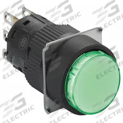 SCHNEIDER Illuminated Push Button: Illuminated, Flush Profile, Non-Metallic, 16 mm, SPDT (MPN XB6EAW3B1P). Key specifications — Brand: SCHNEIDER; Action: Momentary; Series: XB6E; Terminal Connection: Quick Connect; Push Button Material Type: Non-Metallic.