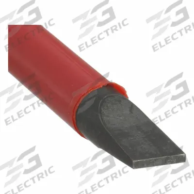 PROTO Insulated Slotted Screwdriver: VDE, Alloy Steel, 7/32 in Tip Size, Long Lg - Insulated Slotted Screwdrivers