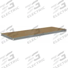 TENNSCO Shelf: 60 in x 24 in, 750 lb Load Capacity, Particleboard, Gray, Shelf (MPN ZBES-6024D). Key specifications — Decking Material: Particleboard; Includes: (4) Beams; Decking Finish: Unfinished; Shelf Configuration: Single Straight; Color: Gray; Frame Material: Steel; Brand: TENNSCO; Frame Finish: Zinc Plated.