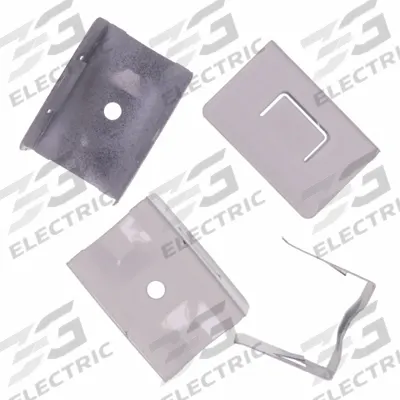 DIODE LED Mounting Clip: Side Bend/Top Bend, 81/100 in Wd - Flexible Linear LED Lighting Mounting Hardware
