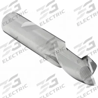 CLEVELAND Square End Mill: Cobalt, 2 Flute, 3/8" Mill Dia, 9/16" LOC, 2-1/2" OAL (MPN C42612) - General Purpose Cobalt Square End Mills