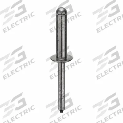 APPROVED VENDOR Blind Rivet,2 1/3 in L,1/4 in dia,PK100: Inch, 2 21/64 in Overall Lg, 1 in Body Lg - Domed-Head Blind Rivets