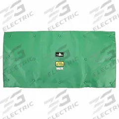 UNITHERM Insulated Throw Blanket: For 0 in to 7 in Circumference, Ceramic Fiber, 4 ft Cover Wd (MPN TB2448). Key specifications — Color: Green; Cover Type: Throw Blanket; Fastening System: Buckled Strap; For Valve Type: Universal; Jacket Material: Teflon Coated Fiberglass Cloth; Brand: UNITHERM; For Fitting Type: Straight Pipe Sections.