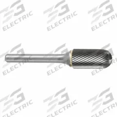SGS PRO Carbide Bur: Ball-Nosed Cylinder, SC-2, Single Cut, 5/16" x 3/4" Head, 1/4" Shank (MPN 11750). Key specifications — Trade Number: SC-2; Brand: SGS PRO.
