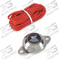 Horn Button Switch Kit: 2 3/4 in Lg (In.), 1 5/8 in Wd (In.), 3/4 in Ht (In.) (MPN HS-2). Key specifications — Color: Silver; Material: Steel; Includes: (2) Screws; Brand: WOLO; Accessory Type: Horn Button Switch.