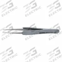 KNIPEX Precision Tweezers: Stainless Steel, Point, Straight Tip, 0.5 mm Tip Thick (MPN 92 21 10 ESD). Key specifications — attr1002355: Stainless Steel; attr1002345: KNIPEX; attr1002348: Stainless Steel; attr1002358: Smooth; attr1024781: Standard.