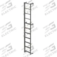 APPROVED VENDOR Fixed Ladder: 11 ft Overall Ht, 23.5 in Overall Wd, Steel, 300 lb Load Capacity (MPN MDS07). Key specifications — Brand: APPROVED VENDOR; Assembly: Assembled; Number of Sections: 1.
