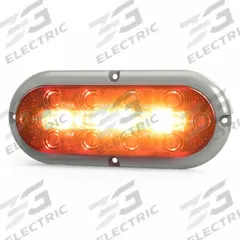ECCO Reversing Combination Light: LED, Turn Signal Light, Clear, Rectangular, 2 in Overall Ht, Screw (MPN ED3080AW). Key specifications — Standards: RoHS Compliant; Electrical Connection: PL-3 Connector; Brand: ECCO; Installation Type: Permanent; Lens Color: Clear; Mount Type: Screw; Lighting Technology: LED; Light Type: Turn Signal Light.