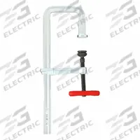BESSEY Bar Clamp: Medium Duty, Sliding T Handle, 12 in Jaw Opening - Max, 1,100 lb Clamping Force, J (MPN 2400J-12). Key specifications — attr668287: Bar Slide; attr668283: Swivel; attr663925: BESSEY.