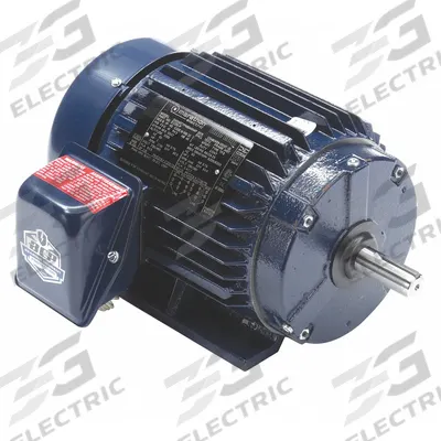LEESON General Purpose Motor: Rigid Base Mount, Totally Enclosed Fan Cooled, 1 hp - Rigid Base 3-Phase General Purpose AC Motors