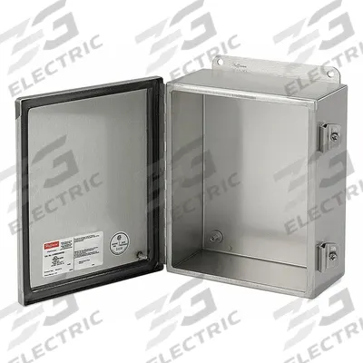 HOFFMAN Enclosure: 316L Stainless Steel, 16 in x 14 in x 6 in, NEMA 12/3R/4/4X - Stainless Steel Enclosures