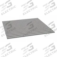 TENNSCO Decking: 48 in x 48 in x 9/16 in, 22 ga Decking, Steel, 4,150 lb Load Capacity (MPN BSD-4848). Key specifications — Decking Material: Steel; Frame Finish: Powder Coated; Color: Industrial Gray; Includes: (4) Panels; Brand: TENNSCO.
