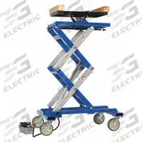 OTC Vehicle Lift: Powertrain Scissor Lift, Air, 0.83 ton Load Capacity, Steel, Manual Handle, Strap (MPN 5285). Key specifications — Jack Type: Powertrain Scissor Lift; Frame Material: Steel; Lifting Actuator: Manual Handle; Power Source: Air; Securing Mechanism: Strap; Brand: OTC.