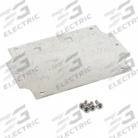 HAMMOND Inner Panel: Back Panel Panel, 4.27 in Overall Ht, 3.05 in Overall Wd, Steel, Galvanized (MPN 1554FPL). Key specifications — Panel Style: Back Panel; Brand: HAMMOND; Finish: Galvanized; Manufacturer Part Number: 1554FPL; Material: Steel.