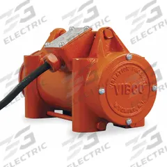 VIBCO Electric Vibrator: 8P Series, 2,500 lbf, 230/460V AC, 10.0/5.0 A, 900 vpm, 76 dBA (MPN 8P-2500). Key specifications — attr661947: 10.0/5.0 A; attr661979: 76 dBA; attr661970: 230/460V AC.