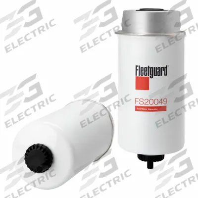 FLEETGUARD Automotive Fuel Filter: 14 in Overall Lg, 3 3/8 in Outside Dia, Caterpillar - Can-Type Fuel/Water Separators