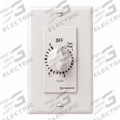 INTERMATIC Spring-Wound Timer: 6 hr Max, SPST, 277V AC, No Wall Plate Included, White (MPN FD6HW). Key specifications — Brand: INTERMATIC; Includes Hold: No Hold Included.
