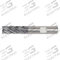 WIDIA HANITA Square End Mill: Carbide, AlTiN Coated, 5 Flute, 6 mm Mill Dia, 13 mm LOC, 57 mm OAL (MPN 577C06012T)