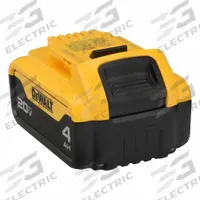 DEWALT Battery: 20V MAX*, 4 Ah, Battery Included, 20V DC (MPN DCB204). Key specifications — attr1278107: Not Oil-Resistant.