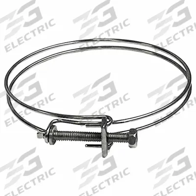 JET Wood Dust Collector Wire Hose Clamp: 4 in Dia (MPN JW1317) - Hose Clamps for Wood Dust Collectors