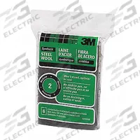 3M Synthetic Steel Wool Pad: 2 in W x 4 in L, # 2, Medium, 18 PK (MPN 70005078368). Key specifications — Wool Material: Synthetic Steel; Brand: 3M; Product Type: Steel Wool Pad.